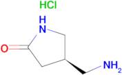 (4R)-4-(AMINOMETHYL)PYRROLIDIN-2-ONE HCL