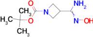 TERT-BUTYL 3-(N-HYDROXYCARBAMIMIDOYL)AZETIDINE-1-CARBOXYLATE