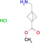 3-AMINOMETHYL-BICYCLO[1.1.1]PENTANE-1-CARBOXYLIC ACID METHYL ESTER HCL