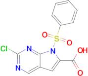 2-CHLORO-7-(PHENYLSULFONYL)-7-DEAZAPURINE-6-CARBOXYLIC ACID