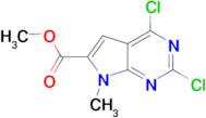 2,4-DICHLORO-7-METHYL-7H-PYRROLO[2,3-D]PYRIMIDINE-6-CARBOXYLIC ACID METHYL ESTER