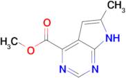 6-METHYL-7H-PYRROLO[2,3-D]PYRIMIDIN-4-CARBOXYLIC ACID METHYL ESTER