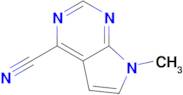 7-METHYL-7H-PYRROLO[2,3-D]PYRIMIDINE-4-CARBONITRILE