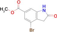 METHYL 4-BROMO-2-OXO-1,3-DIHYDROINDOLE-6-CARBOXYLATE