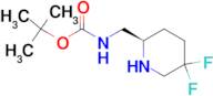 TERT-BUTYL N-([(2R)-5,5-DIFLUOROPIPERIDIN-2-YL]METHYL)CARBAMATE