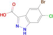 5-BROMO-6-CHLORO-1H-INDAZOLE-3-CARBOXYLIC ACID