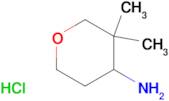 3,3-DIMETHYLOXAN-4-AMINE HCL