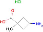 CIS-3-AMINO-1-METHYLCYCLOBUTANECARBOXYLIC ACID HCL