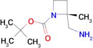 TERT-BUTYL (2R)-2-(AMINOMETHYL)-2-METHYLAZETIDINE-1-CARBOXYLATE