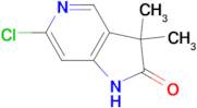 6-CHLORO-3,3-DIMETHYL-1H-PYRROLO[3,2-C]PYRIDIN-2(3H)-ONE