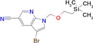 3-BROMO-1-((2-(TRIMETHYLSILYL)ETHOXY)METHYL)-1H-PYRROLO[2,3-B]PYRIDINE-5-CARBONITRILE