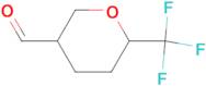 6-(TRIFLUOROMETHYL)OXANE-3-CARBALDEHYDE