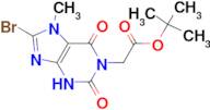 TERT-BUTYL 2-(8-BROMO-7-METHYL-2,6-DIOXO-2,3,6,7-TETRAHYDRO-1H-PURIN-1-YL)ACETATE