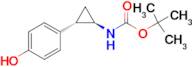 TERT-BUTYL N-[(1R,2S)-2-(4-HYDROXYPHENYL)CYCLOPROPYL]CARBAMATE