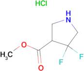 METHYL 4,4-DIFLUOROPYRROLIDINE-3-CARBOXYLATE HCL