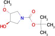 (3R,4R)-TERT-BUTYL 3-HYDROXY-4-METHOXYPYRROLIDINE-1-CARBOXYLATE
