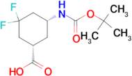 (1S,5R)-5-((TERT-BUTOXYCARBONYL)AMINO)-3,3-DIFLUOROCYCLOHEXANECARBOXYLIC ACID