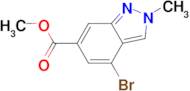 METHYL 4-BROMO-2-METHYL-2H-INDAZOLE-6-CARBOXYLATE