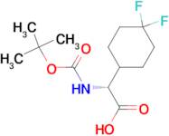 (R)-2-((TERT-BUTOXYCARBONYL)AMINO)-2-(4,4-DIFLUOROCYCLOHEXYL)ACETIC ACID