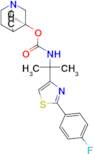 (S)-QUINUCLIDIN-3-YL (2-(2-(4-FLUOROPHENYL)THIAZOL-4-YL)PROPAN-2-YL)CARBAMATE