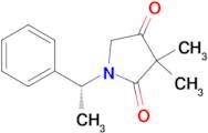 3,3-DIMETHYL-1-[(1R)-1-PHENYLETHYL]PYRROLIDINE-2,4-DIONE