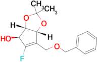 (3AS,4R,6AR)-6-((BENZYLOXY)METHYL)-5-FLUORO-2,2-DIMETHYL-4,6A-DIHYDRO-3AH-CYCLOPENTA[D][1,3]DIOXOL…