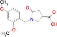 (3R)-1-[(2,4-DIMETHOXYPHENYL)METHYL]-5-OXOPYRROLIDINE-3-CARBOXYLIC ACID