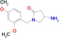 (4S)-4-AMINO-1-[(2,4-DIMETHOXYPHENYL)METHYL]PYRROLIDIN-2-ONE