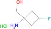 (1-Amino-3-fluorocyclobutyl)methanol HCl