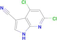 4,6-DICHLORO-1H-PYRROLO[2,3-B]PYRIDINE-3-CARBONITRILE