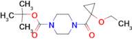 TERT-BUTYL 4-(1-ETHOXYCYCLOPROPANECARBONYL)PIPERAZINE-1-CARBOXYLATE