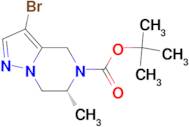 (R)-TERT-BUTYL 3-BROMO-6-METHYL-6,7-DIHYDROPYRAZOLO[1,5-A]PYRAZINE-5(4H)-CARBOXYLATE