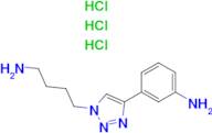 3-(1-(4-Aminobutyl)-1H-1,2,3-triazol-4-yl)aniline trihydrochloride