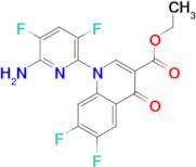 ETHYL 1-(6-AMINO-3,5-DIFLUOROPYRIDIN-2-YL)-6,7-DIFLUORO-4-OXO-1,4-DIHYDROQUINOLINE-3-CARBOXYLATE