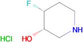 (3S,4R)-4-FLUOROPIPERIDIN-3-OL HCL