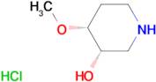 (3S,4R)-4-METHOXYPIPERIDIN-3-OL HCL