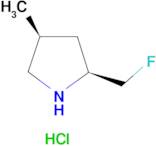 (2S,4S)-2-(FLUOROMETHYL)-4-METHYLPYRROLIDINE HCL