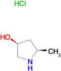 (2R,4S)-5-METHYLPYRROLIDIN-3-OL HCL