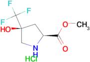 (2S,4S)-METHYL 4-HYDROXY-4-(TRIFLUOROMETHYL)PYRROLIDINE-2-CARBOXYLATE HCL