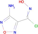 (E)-4-AMINO-N-HYDROXY-1,2,5-OXADIAZOLE-3-CARBIMIDOYL CHLORIDE