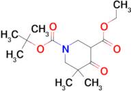 1-TERT-BUTYL 3-ETHYL 5,5-DIMETHYL-4-OXOPIPERIDINE-1,3-DICARBOXYLATE