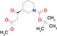 (S)-TERT-BUTYL 3-(3-METHOXY-3-OXOPROPANOYL)PIPERIDINE-1-CARBOXYLATE