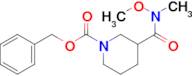 BENZYL 3-[METHOXY(METHYL)CARBAMOYL]PIPERIDINE-1-CARBOXYLATE