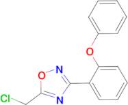 5-(CHLOROMETHYL)-3-(2-PHENOXYPHENYL)-1,2,4-OXADIAZOLE
