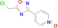 4-(5-CHLOROMETHYL-[1,2,4]OXADIAZOL-3-YL)-PYRIDINE 1-OXIDE
