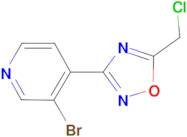 3-BROMO-4-(5-CHLOROMETHYL-[1,2,4]OXADIAZOL-3-YL)-PYRIDINE