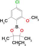 2-(4-CHLORO-2-METHOXY-6-METHYL-PHENYL)-4,4,5,5-TETRAMETHYL-[1,3,2]DIOXABOROLANE