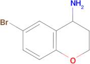 2H-1-BENZOPYRAN-4-AMINE, 6-BROMO-3,4-DIHYDRO-