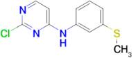 2-CHLORO-N-[3-(METHYLSULFANYL)PHENYL]PYRIMIDIN-4-AMINE