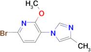 6-BROMO-2-METHOXY-3-(4-METHYL-1H-IMIDAZOL-1-YL)PYRIDINE